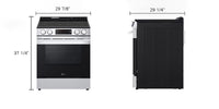 LG 30" Elec. 6.3 cu ft. Stainless Slide-in Range - LSEL6331XE | LSEL633E