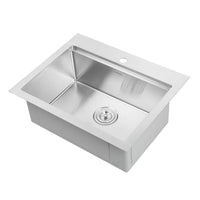Ancona 25" Dual Mount Workstation Kitchen Sink - AN-33103