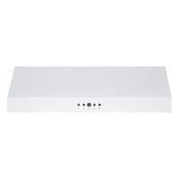 Ancona 30" Ducted Under Cabinet Range Hood - AN-18042WH