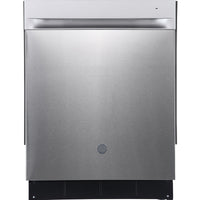Stainless GE 24" Built-In Top Control DW / Stainless Steel Tall Tub - GBP534SSPSS | GBP534PS