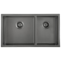Ancona Prestige Series 32" 60/40 Undermount Kitchen Sink - AN-3314