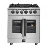 Forno Massimo 4.32 Cu. Ft. French Door Gas Range - FFSGS6439-30|Cuisinière à gaz Forno Massimo de 4,32 pi³ à portes françaises - FFSGS6439-30