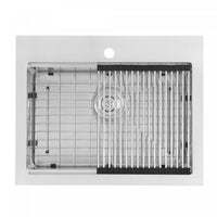 Ancona 25" Dual Mount Workstation Kitchen Sink - AN-33103