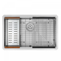 Ancona 30" Undermount Workstation Kitchen Sink - AN-3372