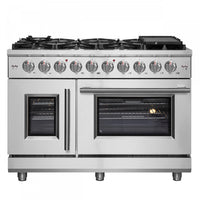 Forno Massimo 6.58 Cu. Ft. French Door Gas Range - FFSGS6439-48|Cuisinière à gaz Forno Massimo de 6,58 pi³ à portes françaises - FFSGS6439-48