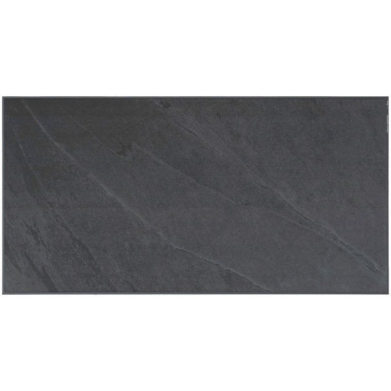 Smart Tiles Peel and Stick 2-Sheet 23 x 12 Backsplash - Blok Slate|Dosseret Smart Tiles peler et coller 23 x 12, 2 feuilles - Blok Slate