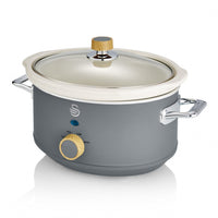Salton Swan Nordic 3.5 L Slow Cooker - SF17021GRYN|Mijoteuse Swan de 3,5 l de style nordique - SF17021GRYN