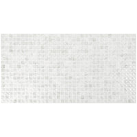 Smart Tiles Peel and Stick 2-Sheet 23 x 12 Backsplash - Blok Minimo|Dosseret Smart Tiles peler et coller 23 x 12, 2 feuilles - Blok Minimo