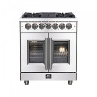 Forno Massimo 4.32 Cu.Ft. French Door Dual Fuel Range - FFSGS6325-30|Cuisinière hybride Forno Massimo de 4,32 pi³ à portes françaises - FFSGS6325-30