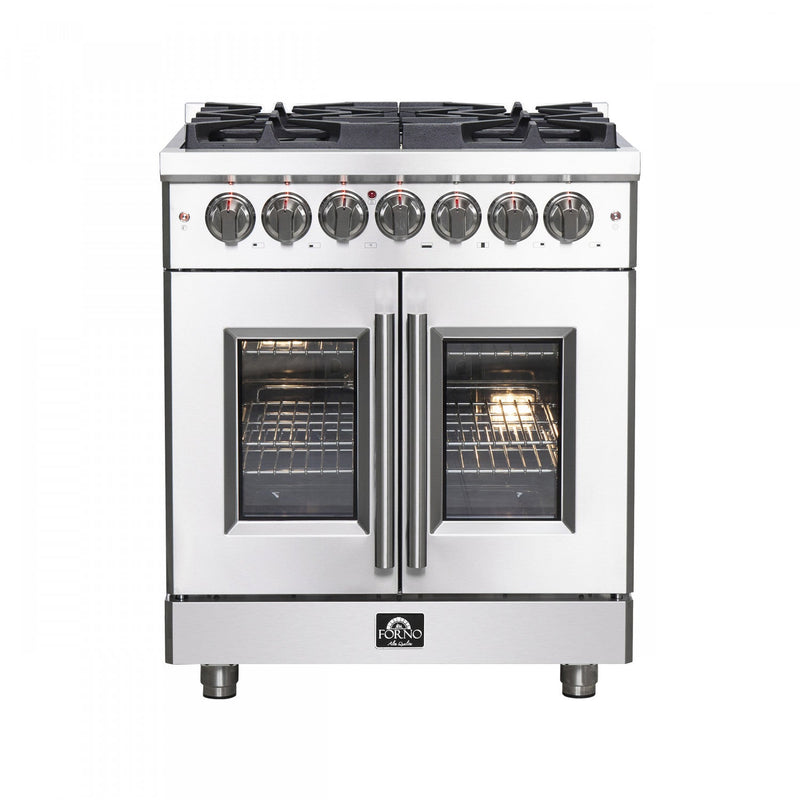 Forno Massimo 4.32 Cu.Ft. French Door Dual Fuel Range - FFSGS6325-30|Cuisinière hybride Forno Massimo de 4,32 pi³ à portes françaises - FFSGS6325-30