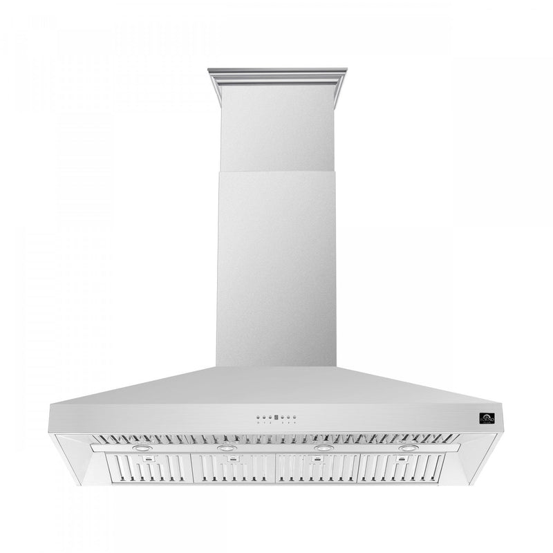 Forno Coppito 60" Island Range Hood - FRHIS5129-60|Hotte de cuisinière pour îlot Forno Coppito de 60 po - FRHIS5129-60