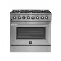 Forno Galiano 5.36 Cu. Ft. Dual Fuel Range - FFSGS6156-36|Cuisinière hybride Forno Galiano de 5,36 pi³ - FFSGS6156-36