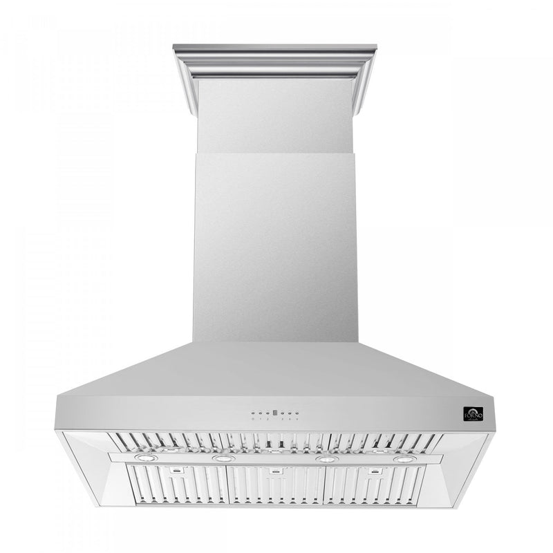 Forno Coppito 48" Island Range Hood - FRHIS5129-48|Hotte de cuisinière pour îlot Forno Coppito de 48 po - FRHIS5129-48