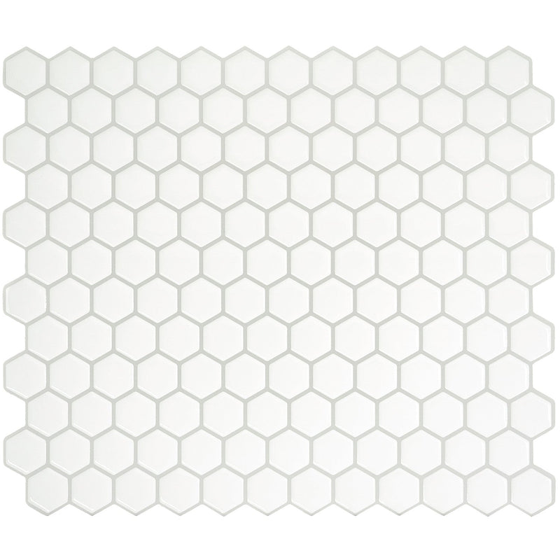 Smart Tiles Peel and Stick 4-Sheet 11 x 10 Backsplash - Hexago|Dosseret Smart Tiles peler et coller 11 x 10, 4 feuilles - Hexago
