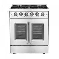 Forno Galiano 4.32 Cu. Ft. French Door Gas Range - FFSGS6444-30|Cuisinière à gaz Forno Galiano de 4,32 pi³ à portes françaises - FFSGS6444-30