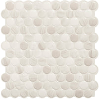 Smart Tiles Peel and Stick 4-Sheet 9 x 9 Backsplash - Penny Terra|Dosseret Smart Tiles peler et coller 9 x 9, 4 feuilles - Penny Terra