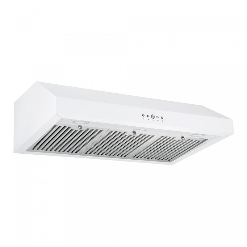 Ancona 36" Ducted Under Cabinet Range Hood - AN-18043WH