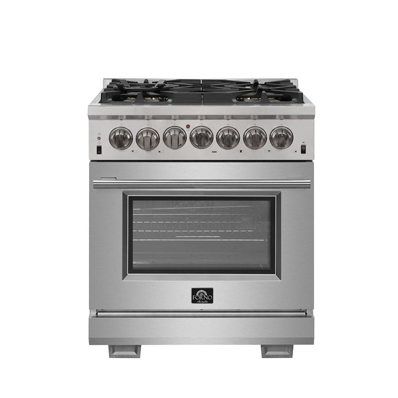 Forno Capriasca 4.32 Cu. Ft. Dual Fuel Range - FFSGS6187-30|Cuisinière hybride Forno Capriasca de 4,32 pi³ - FFSGS6187-30