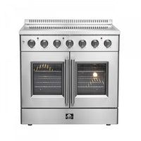 Forno Galiano 5.36 Cu. Ft. French Door Electric Range - FFSEL6917-36|Cuisinière électrique Forno Galiano de 5,36 pi³ à portes françaises - FFSEL6917-36
