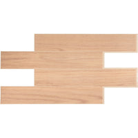 Smart Tiles Peel and Stick 2-Sheet 23 x 12 Backsplash - Norway Oak|Dosseret Smart Tiles peler et coller 23 x 12, 2 feuilles - Norway Oak