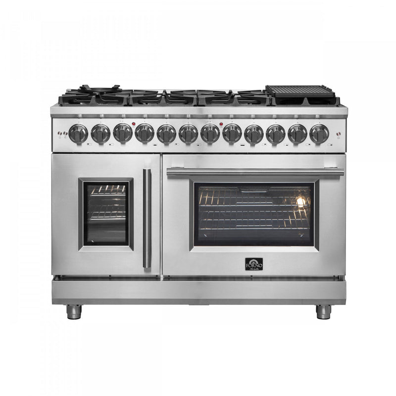 Forno Massimo 6.58 Cu.Ft. French Door Dual Fuel Range - FFSGS6325-48|Cuisinière hybride Forno Massimo de 6,58 pi³ à portes françaises - FFSGS6325-48