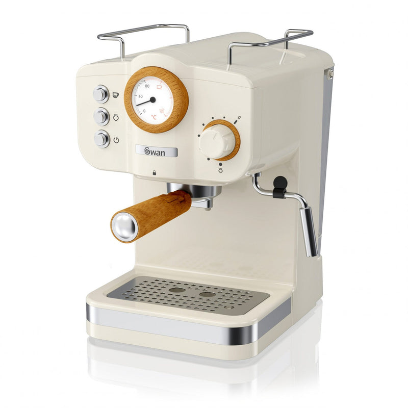 Salton Swan Nordic Pump Espresso Machine - SK22111WHTN|Machine à espresso Swan à pompe de style nordique - SK22111WHTN