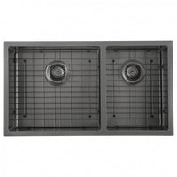 Ancona Prestige Series 32" 60/40 Undermount Kitchen Sink - AN-3314