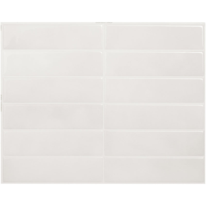 Smart Tiles Peel and Stick 4-Sheet 12 x 9 Backsplash - Morocco Essaouira|Dosseret Smart Tiles peler et coller 12 x 9, 4 feuilles - Morocco Essaouira