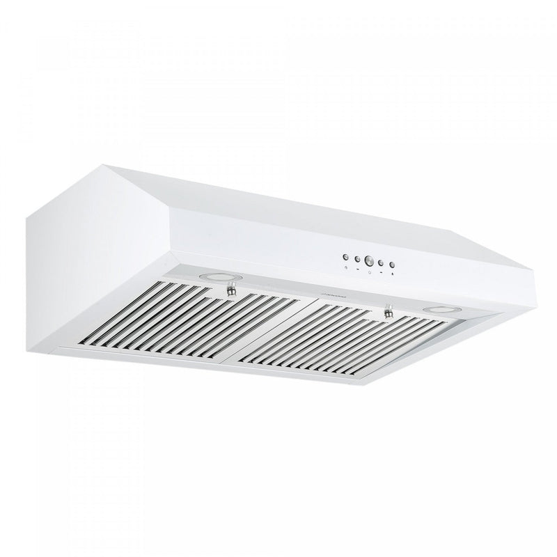 Ancona 30" Ducted Under Cabinet Range Hood - AN-18042WH