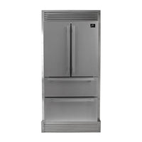 Forno Moena 19.2 Cu. Ft Built-In French Door Refrigerator - FFRBI1820-40SG|Réfrigérateur encastré Forno Moena de 19,2 pi³ à portes françaises - FFRBI1820-40SG