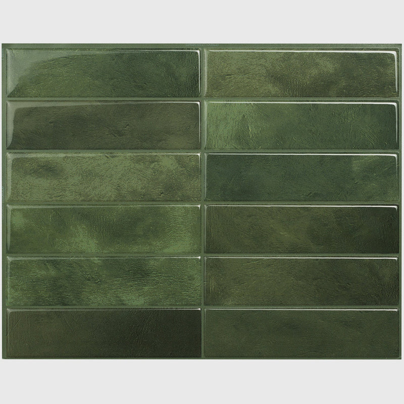 Smart Tiles Peel and Stick 4-Sheet 12 x 9 Backsplash - Morocco Sefrou|Dosseret Smart Tiles peler et coller 12 x 9, 4 feuilles - Morocco Sefrou