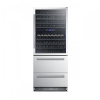 Forno Capraia Triple Zone 30" Wine Cooler - FWCDR6661-30S|Refroidisseur à vin Forno Capraia de 30 po à trois zones - FWCDR6661-30S