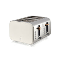 Salton Swan Nordic 4-Slice Toaster - ST14620WHTN|Grille-pain Swan à 4 tranches de style nordique - ST14620WHTN