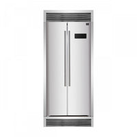 Forno Salerno 15.6 Cu. Ft. Built-In Side-by-Side Refrigerator - FFRBI1805-37SG|Réfrigérateur encastré Forno Salerno de 15,6 pi3 à compartiments juxtaposés - FFRBI1805-37SG