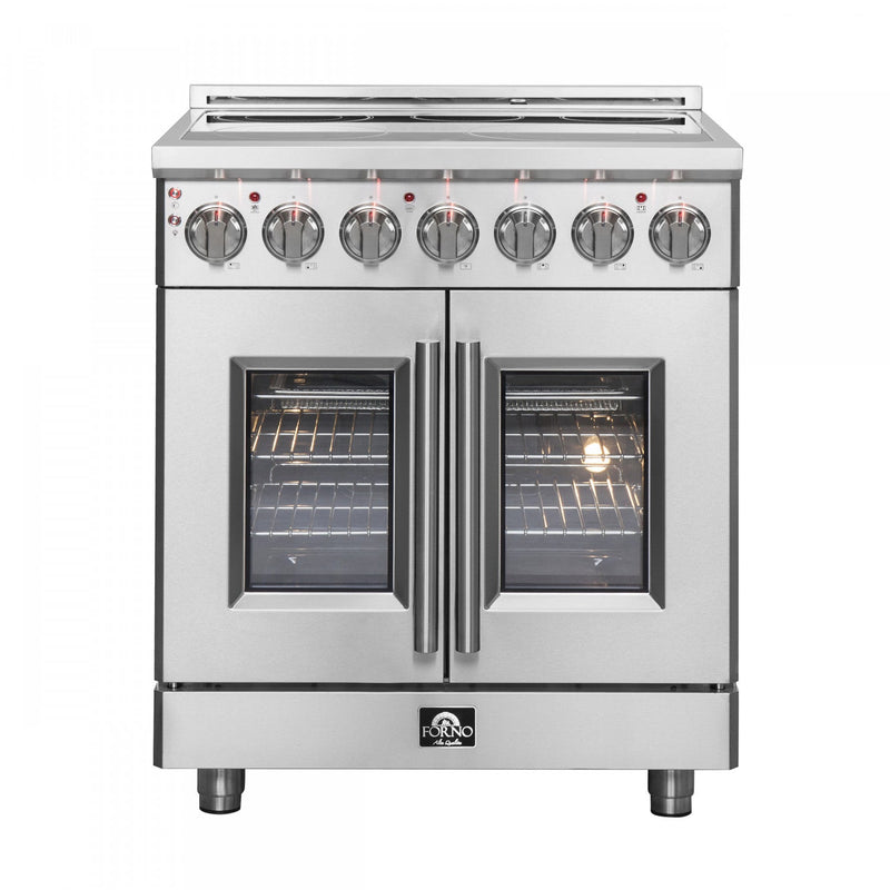 Forno Massimo 4.32 Cu. Ft. French Door Electric Range - FFSEL6955-30|Cuisinière électrique Forno Massimo de 4,32 pi³ à portes françaises - FFSEL6955-30