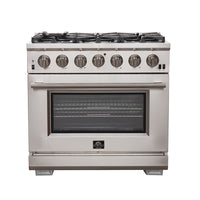 Forno Capriasca 5.36 Cu. Ft. Gas Range - FFSGS6260-36|Cuisinière à gaz Forno Capriasca de 5,36 pi³ - FFSGS6260-36