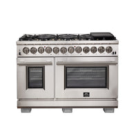 Forno Capriasca 6.58 Cu. Ft. Dual Fuel Range - FFSGS6187-48|Cuisinière hybride Forno Capriasca de 6,58 pi³ - FFSGS6187-48