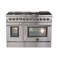 Forno Galiano 6.58 Cu. Ft. Dual Fuel Range - FFSGS6156-48|Cuisinière hybride Forno Galiano de 6,58 pi³ - FFSGS6156-48