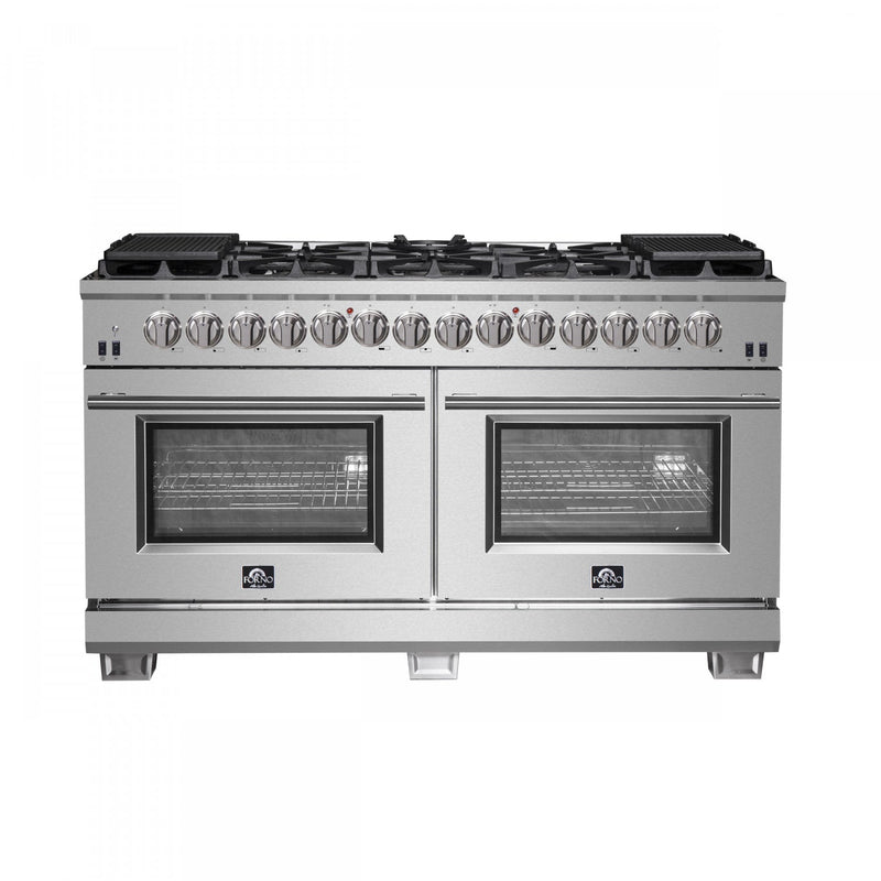 Forno Capriasca 8.64 Cu. Ft. Dual Fuel Range - FFSGS6187-60|Cuisinière hybride Forno Capriasca de 8,64 pi³ - FFSGS6187-60