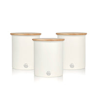 Salton Swan Nordic White Cannisters - Set of 3|Boîtes blanches Swan de style nordique - ensemble de 3