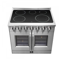 Forno Massimo 5.36 Cu. Ft. French Door Electric Range - FFSEL6955-36|Cuisinière électrique Forno Massimo de 5,36 pi³ à portes françaises - FFSEL6955-36