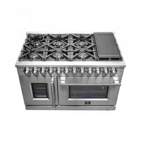 Forno Massimo 6.58 Cu.Ft. French Door Dual Fuel Range - FFSGS6325-48|Cuisinière hybride Forno Massimo de 6,58 pi³ à portes françaises - FFSGS6325-48