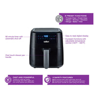 Salton Xl Digital Air Fryer - AF2085|Friteuse à air numérique Salton XL - AF2085