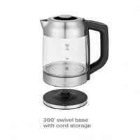 Salton Glass Kettle and Tea Steeper - GK1758|Bouilloire Salton en verre et infuseur pour le thé - GK1758