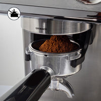 Ultima Cosa Presto Bollente Espresso Machine with Grinder - UC-EM002ECS|Machine à espresso avec moulin à café Presto Bollente de Ultima Cosa - UC-EM002ECS