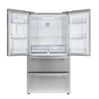 Forno Moena 19.2 Cu. Ft. French Door Refrigerator - FFRBI1820-36SB|Réfrigérateur Forno Moena de 19,2 pi³ à portes françaises - FFRBI1820-36SB