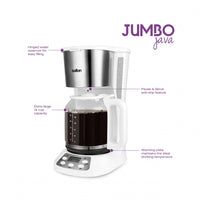 Salton Jumbo Java Coffee Maker - FC1667WH|Cafetière Jumbo Java de Salton - FC1667WH