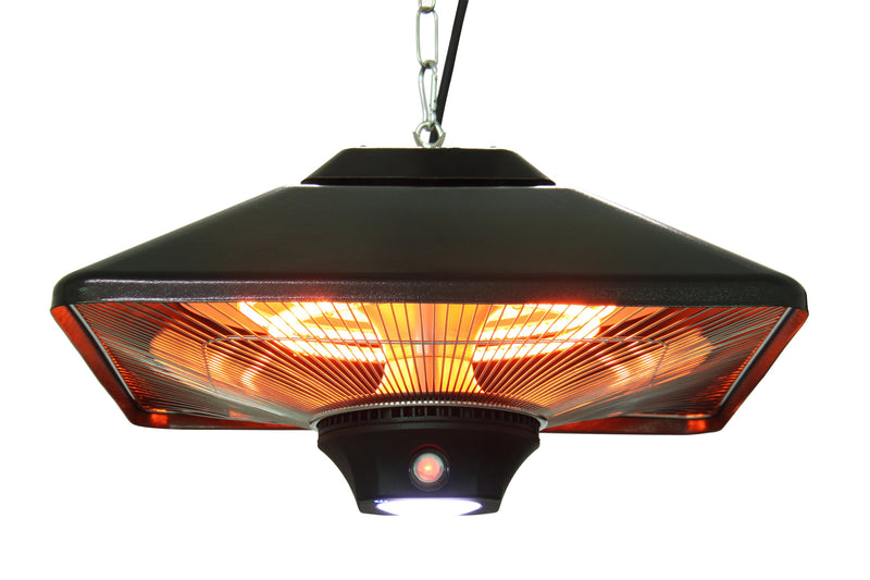 Energ+ Infrared Electric Hanging Patio Heater - HEA-21288 LED-BLK|Radiateur de terrasse suspendu électrique et à infrarouge Energ+ - HEA-21288 LED-BLK