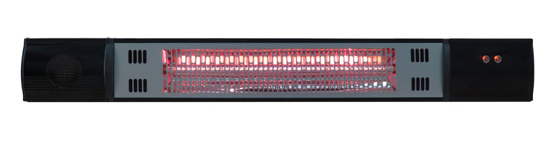 Energ+ Infrared Electric Wall-Mounted Patio Heater with Bluetooth Speaker - HEA-21590BT|Radiateur de terrasse mural électrique et à infrarouge Energ+ avec haut-parleur Bluetooth - HEA-21590BT