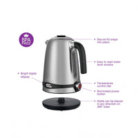 Salton 1.7 L Digital Temperature Control Kettle - JK2038|Bouilloire numérique Salton de 1,7 l à température réglable - JK2038
